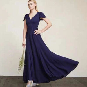 Reformation's Mia maxi Dress in Sapphire size 2